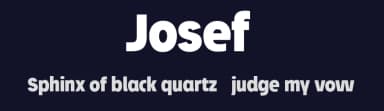 Josef by ingoFonts — Sans Serif Font — thumbnail 2
