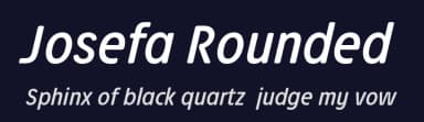 Josefa Rounded by ingoFonts — Sans Serif Font — thumbnail 2