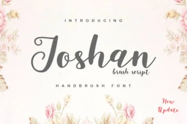 Joshan Brush Font by Cooldesignlab — Script Handwritten Font — thumbnail 1