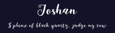 Joshan by Cooldesignlab — Script Handwritten Font — thumbnail 2