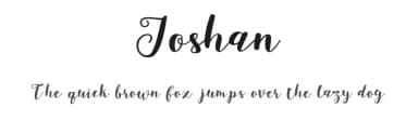 Joshan by Cooldesignlab — Script Handwritten Font — thumbnail 1