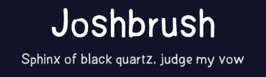 Joshbrush by Ahmad Dindin — Script Handwritten Font — thumbnail 2