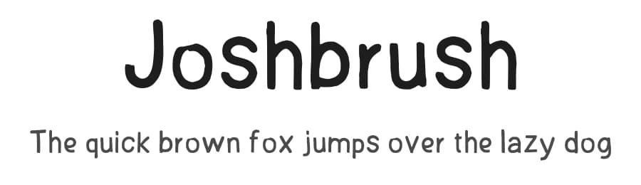 Joshbrush by Ahmad Dindin — Script Handwritten Font — preview 1