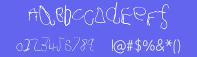 Joshua Dawson aged 4 by KiddieFonts — Script Handwritten Font — thumbnail 3