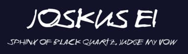 Joskus Ei by Juha Korhonen — Script Handwritten Font — thumbnail 2