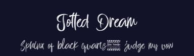 Jotted Dream by Din Studio — Script Handwritten Font — thumbnail 2