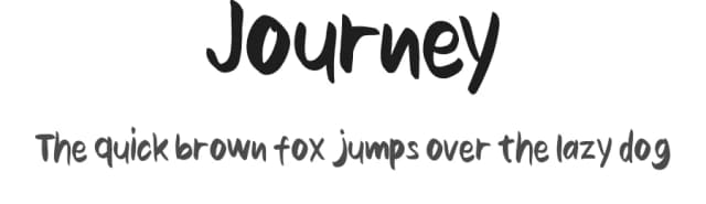 Journey by Symphony Studio — Script Handwritten Font