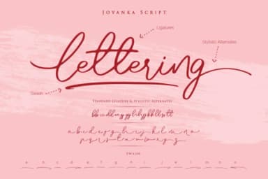 Jovanka Script Font by ardyanatypes — Script Handwritten Font — thumbnail 2