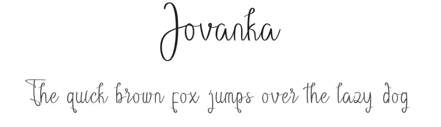 Jovanka by Muhammad Ahwal Bobby — Script Handwritten Font — preview 1