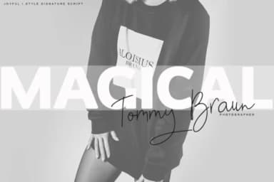 Joyful Font by Pasha Larin — Script Handwritten Font — thumbnail 5