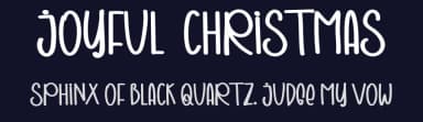 Joyful  Christmas by Katrin Studio — Script Handwritten Font — thumbnail 2