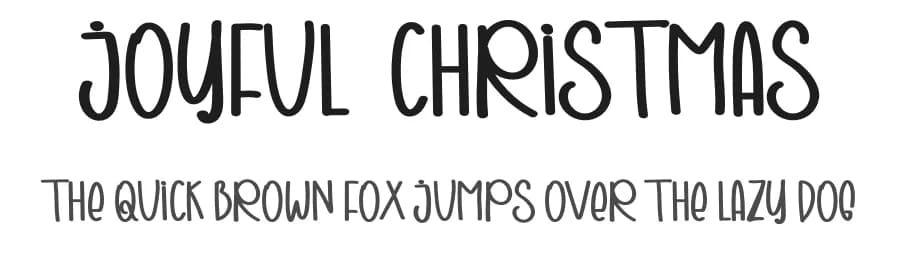 Joyful  Christmas by Katrin Studio — Script Handwritten Font