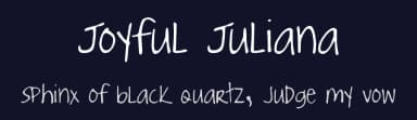 Joyful Juliana by Kimberly Geswein — Script Handwritten Font — thumbnail 2