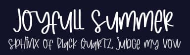 Joyfull Summer by DM Letter Studio - Dimas Prasetyo — Script Handwritten Font — thumbnail 2