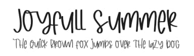 Joyfull Summer by DM Letter Studio - Dimas Prasetyo — Script Handwritten Font — thumbnail 1