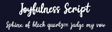 Joyfulness Script by Lulu Imanda — Script Handwritten Font — thumbnail 2