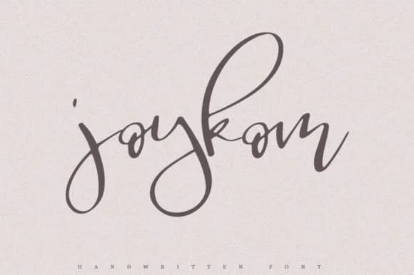 Joykom Font by Katie Holland — Script Handwritten Font