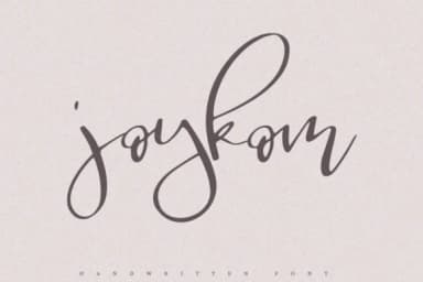 Joykom Font by Katie Holland — Script Handwritten Font — thumbnail 1