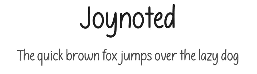Joynoted by Allouse Studio — Script Handwritten Font