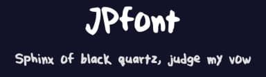 JPfont by Joan Pava — Script Handwritten Font — thumbnail 2
