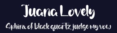 Juana Lovely by Vztype Studio — Script Handwritten Font — thumbnail 2
