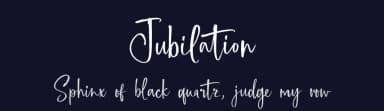 Jubilation by Alpaprana Studio — Script Handwritten Font — thumbnail 2