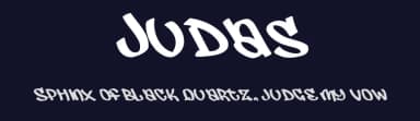 Judas by Shamrock — Script Handwritten Font — thumbnail 2
