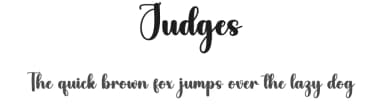Judges by Scratchones — Script Handwritten Font — thumbnail 1