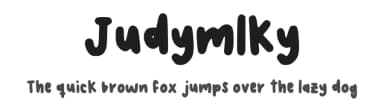 Judymlky by Judith Tenreiro — Script Handwritten Font — thumbnail 1