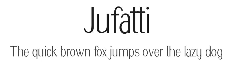 Jufatti by Amru ID — Sans Serif Font