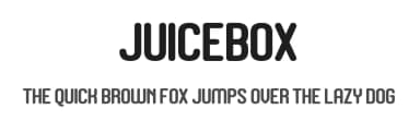 Juicebox by Chequered Ink — Sans Serif Font — thumbnail 1