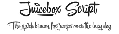 Juicebox Script by Måns Grebäck — Script Handwritten Font — thumbnail 1