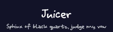Juicer by Hanoded — Script Handwritten Font — thumbnail 2