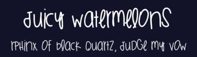 Juicy Watermelons by Des Gomez — Script Handwritten Font — thumbnail 2