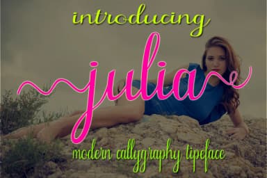 Julia Font by maydhen studio — Script Handwritten Font — thumbnail 1