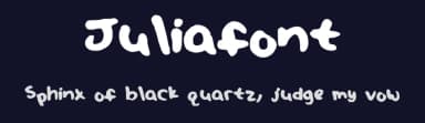 Juliafont by Jayjay Dowlinq — Script Handwritten Font — thumbnail 2