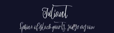 Juliant by Mariyana — Script Handwritten Font — thumbnail 2