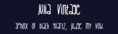 Julia Vintage by Julia Fang — Script Handwritten Font — thumbnail 2