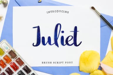 Juliet Font by Pasha Larin — Script Handwritten Font — thumbnail 1