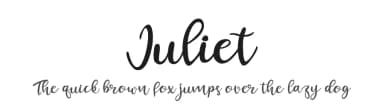 Juliet by Skiiller Studio — Script Handwritten Font — thumbnail 1