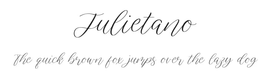Julietano by Balpirick Studio — Script Handwritten Font