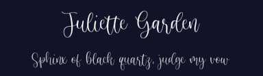 Juliette Garden by Balpirick Studio — Script Handwritten Font — thumbnail 2