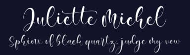 Juliette Michel by Asd Studio — Script Handwritten Font — thumbnail 2