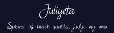 Juliyeta by skillyasstudio.com — Script Handwritten Font — thumbnail 2
