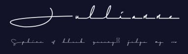 Jullianne by Rudi Winarko — Script Handwritten Font — thumbnail 2