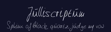 Julliscriptum by Julliversum — Script Handwritten Font — thumbnail 2