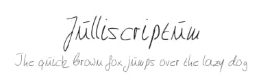 Julliscriptum by Julliversum — Script Handwritten Font — thumbnail 1