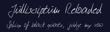 Julliscriptum Reloaded by Julliversum — Script Handwritten Font — thumbnail 2