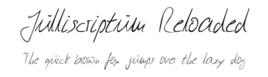 Julliscriptum Reloaded by Julliversum — Script Handwritten Font — thumbnail 1