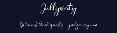 Jullysinty by Maulana Creative — Script Handwritten Font — thumbnail 2